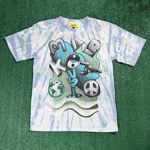 Market Peace To The World Tie Dye Graphic T-Shirt Medium